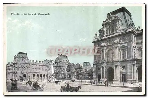 Ansichtskarte AK Paris La Cour du Carrousel