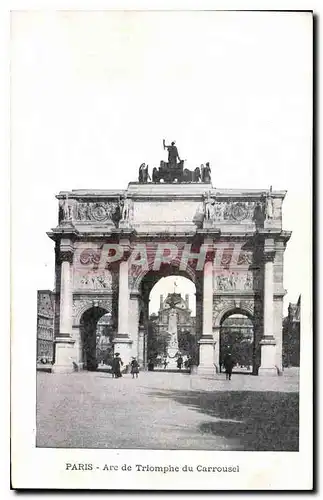 Cartes postales Paris Arc de Triomphe du Carrousel