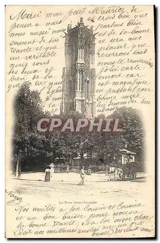 Cartes postales La Tour Saint Jacques