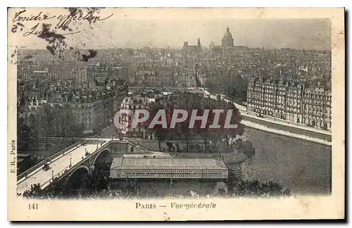 Cartes postales Paris Vue generale Ecole de natation pour hommes