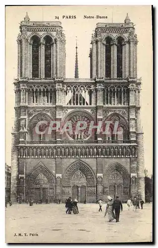 Cartes postales Paris Notre Dame