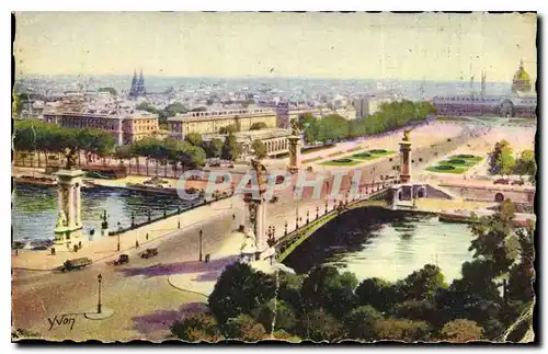 Ansichtskarte AK Paris en flanant Le Pont Alexandre III et l'Esplanade des Invalides