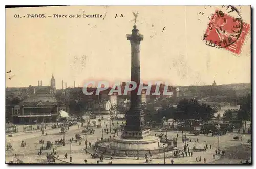 Cartes postales Paris Place de la Bastille