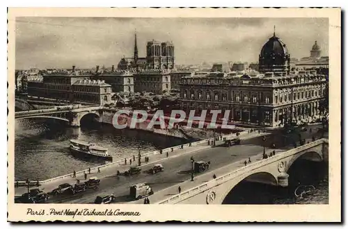 Ansichtskarte AK Paris Pont Neuf et Tribunal de Commerce