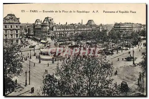 Ansichtskarte AK Paris Ensemble de la Place de la Republique