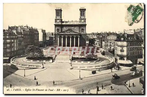 Ansichtskarte AK Paris Eglise St Vincent de Paul