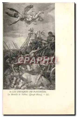 Ansichtskarte AK Les Fresques du Pantheon la Bataille de Talbiac Joseph Blanc