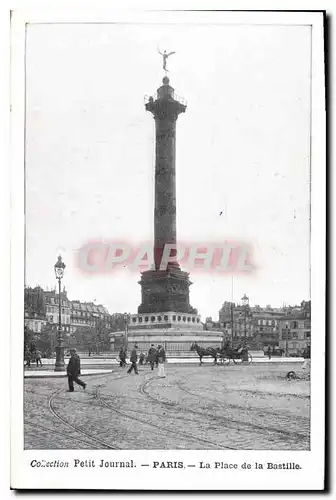 Cartes postales Collection Petit Journal Paris la place de la Bastille