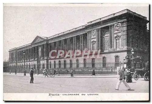 Ansichtskarte AK Paris Colonnade du Louvre