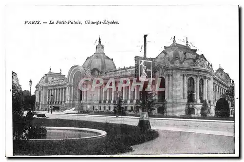 Ansichtskarte AK Paris le Petit Palais Champs Elysees