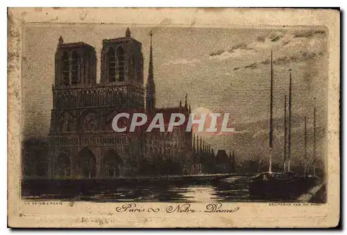 Cartes postales Paris Notre Dame