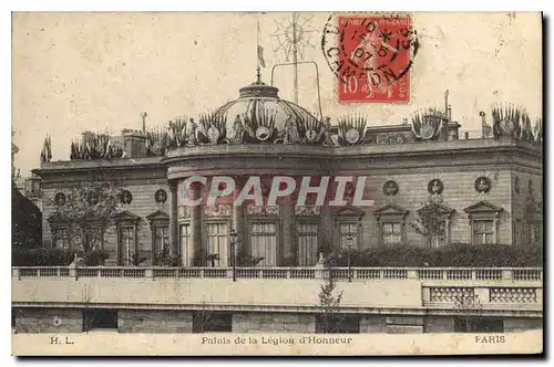 Cartes postales Paris Palais de la Legion d'Honneur