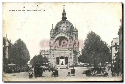 Cartes postales Paris Eglise Saint Augustin