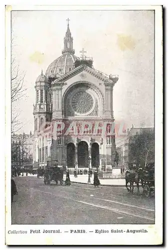 Cartes postales Collection Petit Journal Paris Eglise Saint Augustin