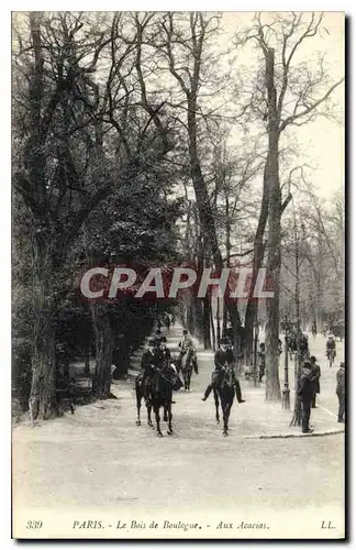 Ansichtskarte AK Paris Le Bois de Bourlogne Aux Acacias