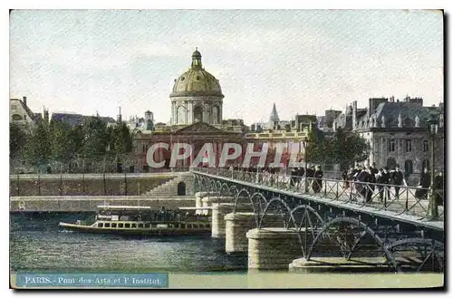 Ansichtskarte AK Paris Pont des Arts et l'Institut