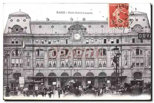 Cartes postales Paris Gare Saint Lazare