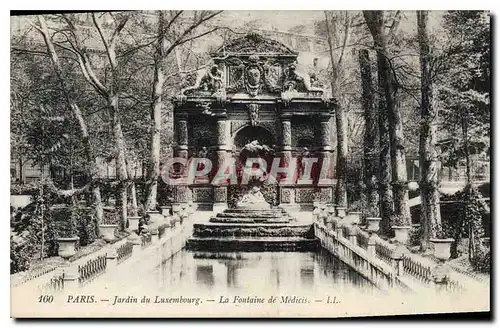 Ansichtskarte AK Paris Jardin du Luxambourg La Fontaine de Medicis