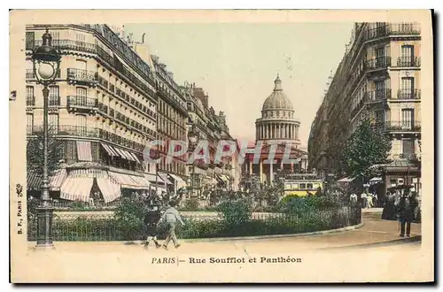 Cartes postales Paris Rue Soufflot et Pantheon