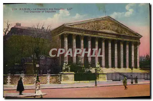 Cartes postales Paris La Chambre des Deputes