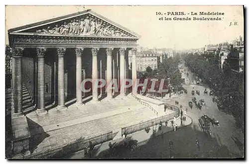 Cartes postales Paris La Madeleine et les Grands Boulevards