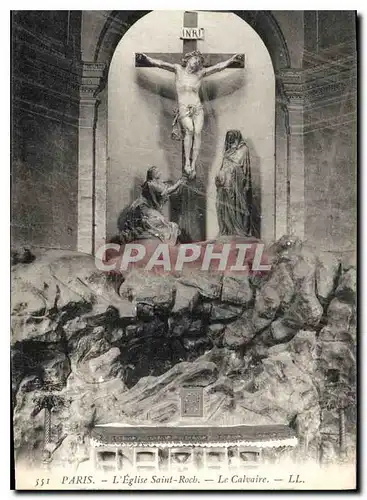 Ansichtskarte AK Paris L'Eglise Saint Roch Le Calvaire