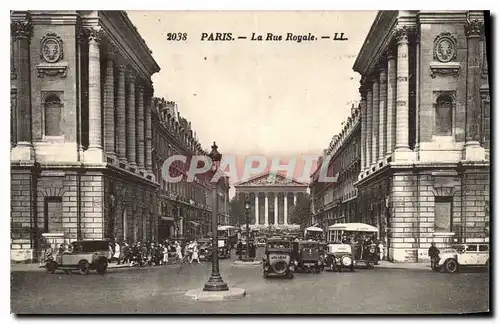 Cartes postales Paris La Rue Royale