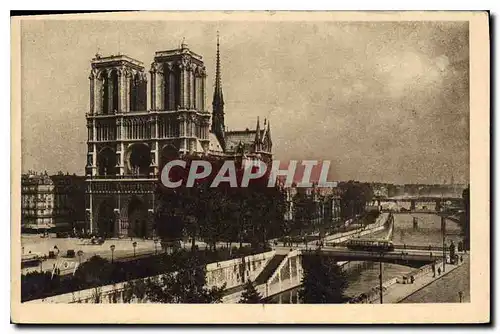 Ansichtskarte AK Paris en flanant Notre Dame de Paris Vue generale