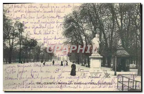 Ansichtskarte AK Paris Jardin des Tuileries Allee principale