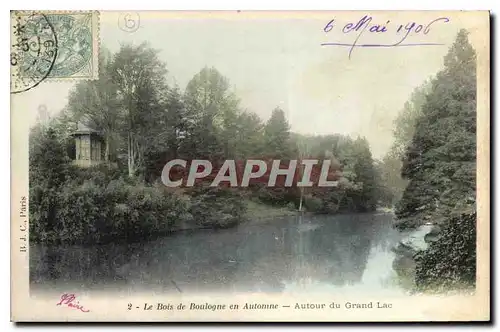 Ansichtskarte AK Le Bois de Boulogne en Automne Autour du Grand Lac