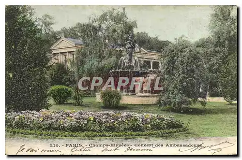 Cartes postales Paris Champs Elysees Concert des Ambassadeurs