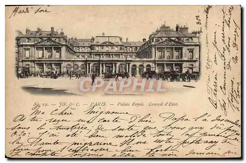 Cartes postales Paris Palais Royal Conseil d'Etat