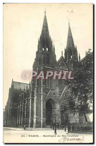 Cartes postales Paris Basilique de Ste Clotilde