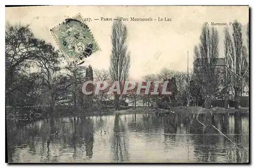 Cartes postales Paris Parc Montsouris Le Lac