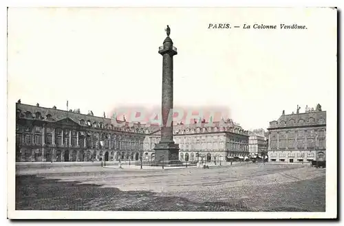 Cartes postales Paris La Colonne Vendome