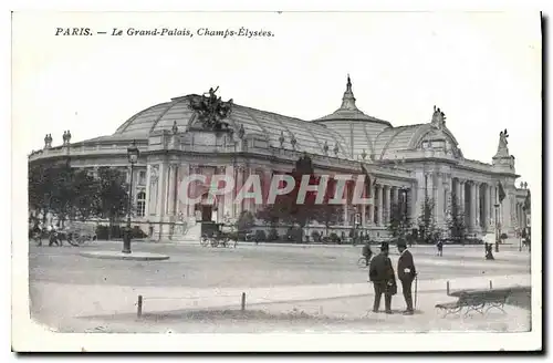 Ansichtskarte AK Paris Le Grand Palais Chapms Elysees