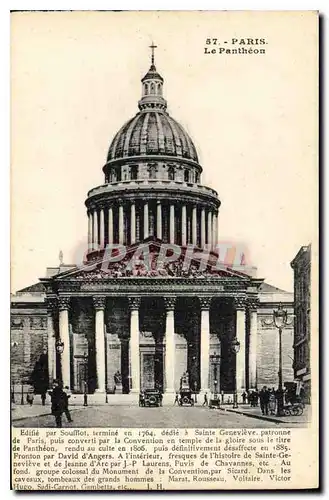 Cartes postales Paris Le Pantheon