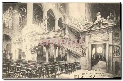 Cartes postales Paris Eglise Ste Genevieve