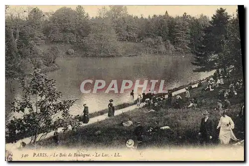 Cartes postales Paris le Bois de Boulogne le Lac