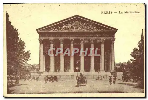 Cartes postales Paris la Madeleine