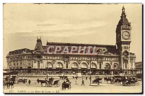 Cartes postales Paris la Gare de Lyon