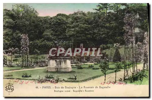 Ansichtskarte AK Paris Bois de Boulogne la Roseraie de Bagatelle