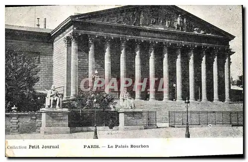 Cartes postales Collection Petit Journal Paris le palais Bourbon