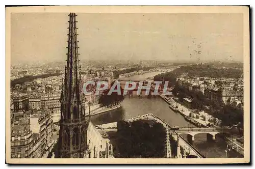 Ansichtskarte AK Paris en Flanant vue panoramique prise des Tours de Notre Dame