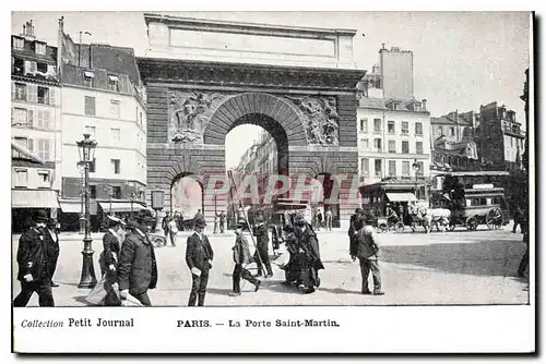 Cartes postales Collection Petit Journal Paris La Porte Saint Martin