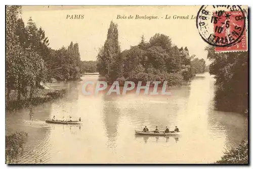 Ansichtskarte AK Paris Bois de Boulogne Le Grand Lac