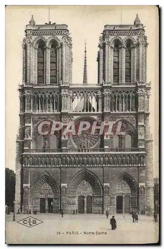 Cartes postales Paris Notre Dame