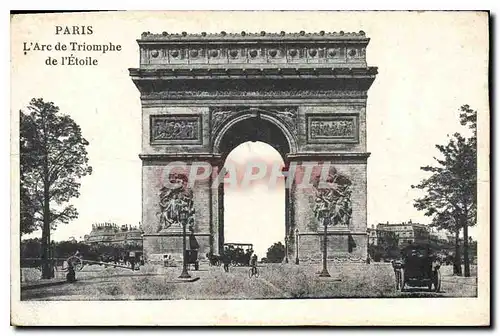 Cartes postales Paris L'Arc de Triomphe de l'Etoile