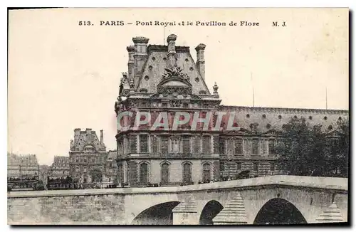 Cartes postales Paris Pont Royal et le Pavillon de Flore