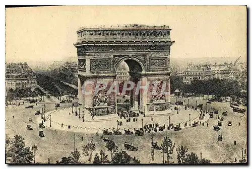 Ansichtskarte AK Paris L'Arc de Triomphe et la Tombe du Soldat Inconnu